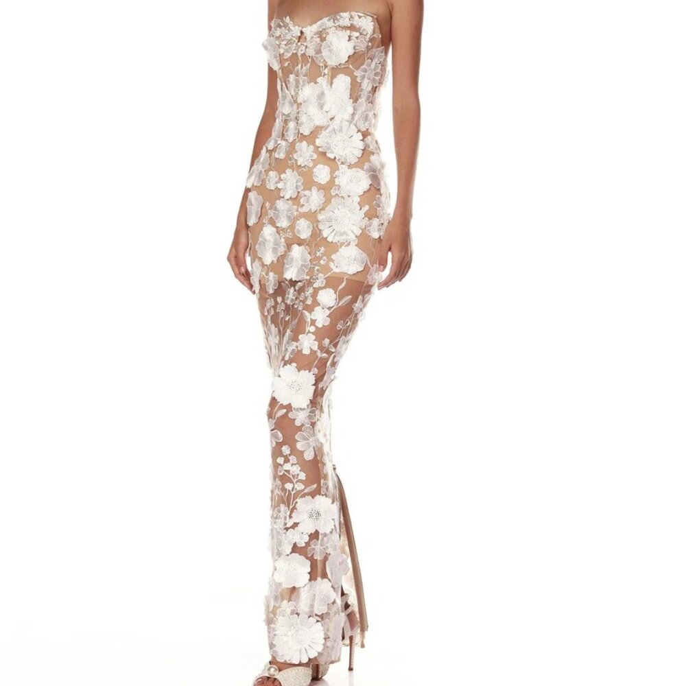 Bronx and Banco's Jasmine Blanc Maxi Dress